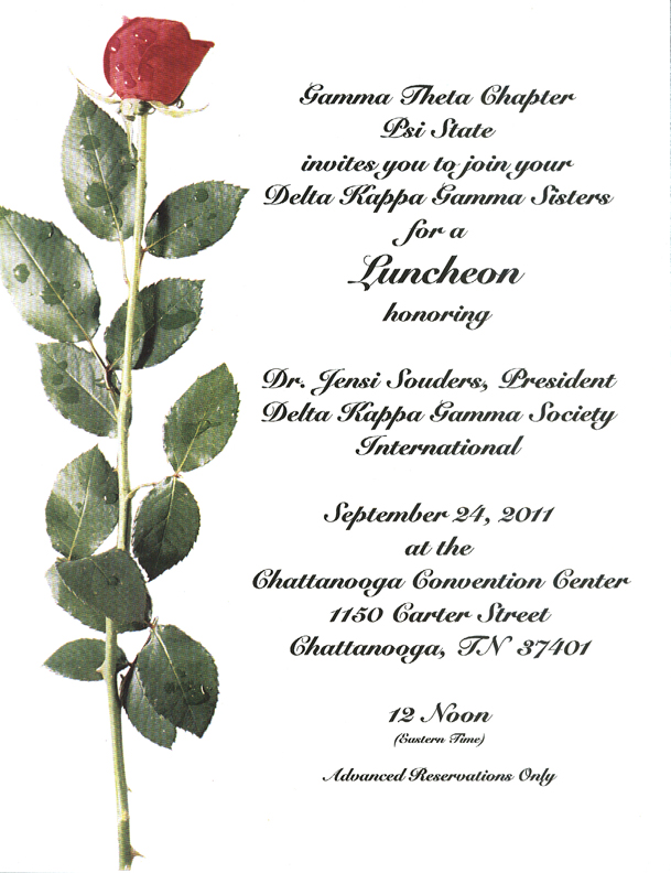 Luncheon Invitation
