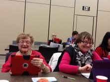 DKG members learn how to use IPads